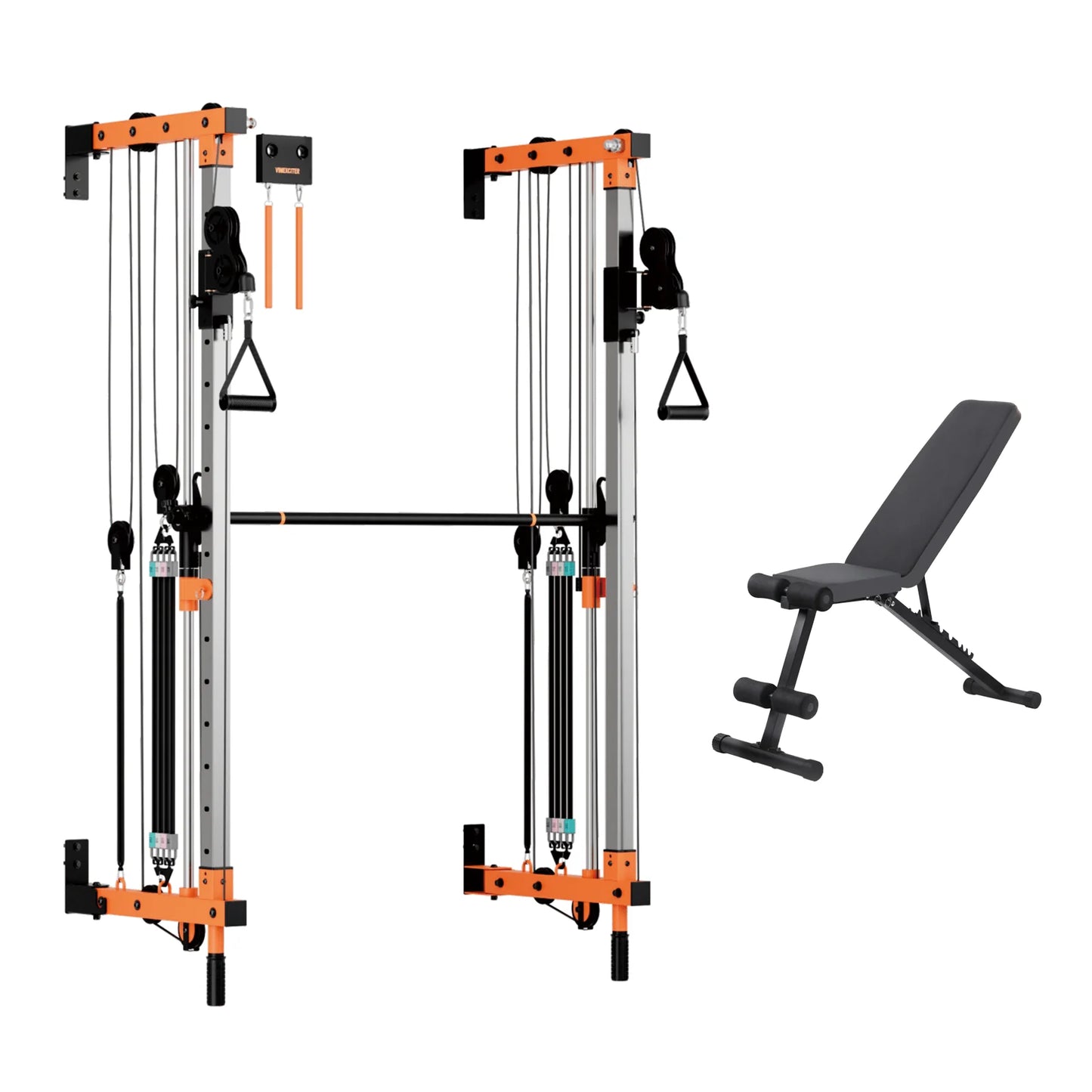 Folding Wall-Mounted Smith Machine