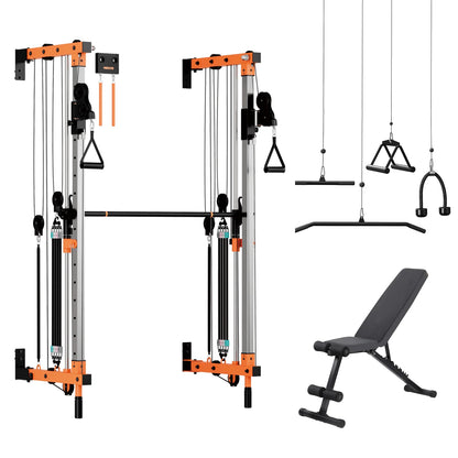 Folding Wall-Mounted Smith Machine