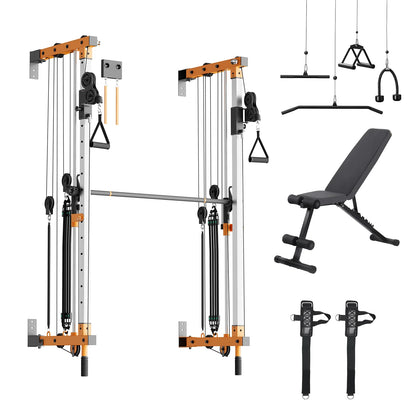 Folding Wall-Mounted Smith Machine
